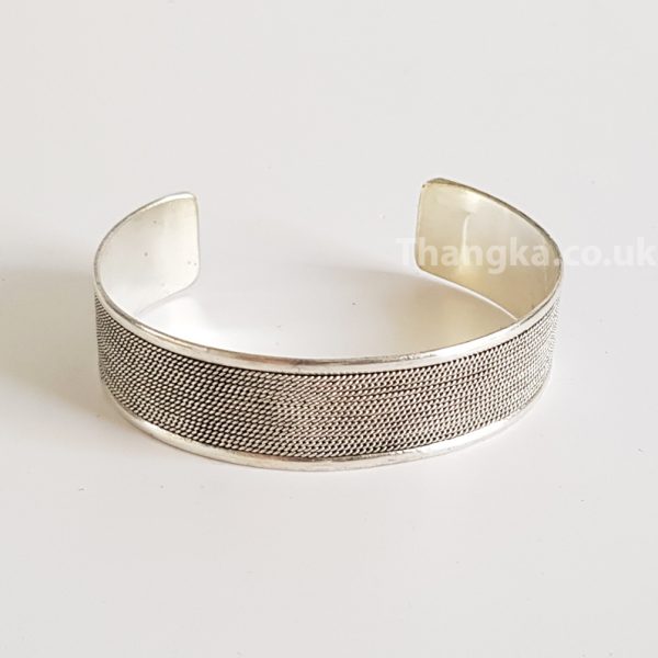 image of tibetan metal cuff bracelet