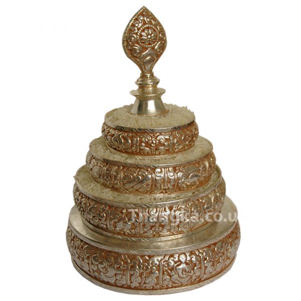 Mandala Offering Set - example of assembled mandala set