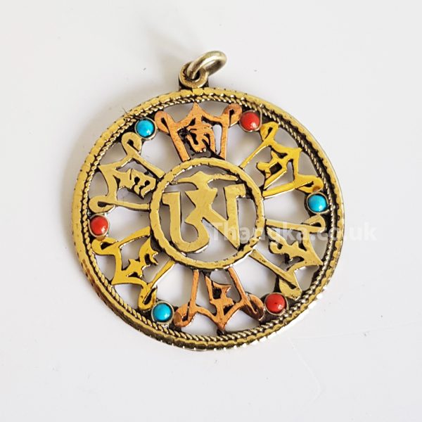 Om Mani Cut out Pendant
