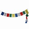 tibetan prayer flags hanging